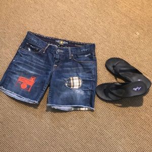 Lucky Brand Riley Boyfriend Denim Shorts 0024
